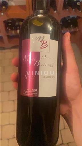 Sudoeste Madiran Domaine Mesté Bertrand 2020