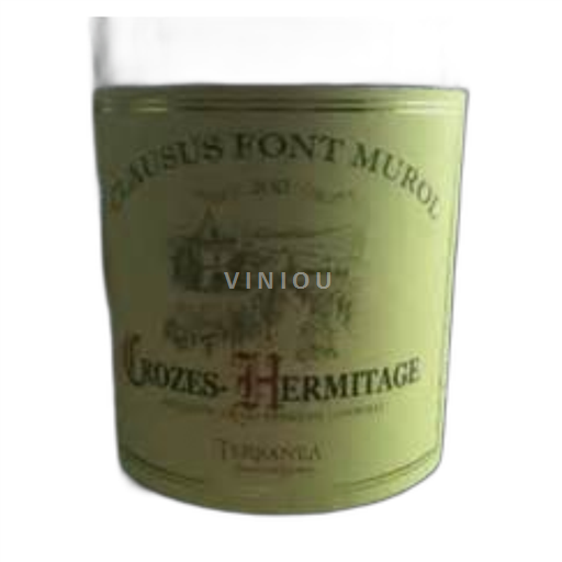Vin Rouge sec Claudus Font Murol 2014 France Vallée du Rhône Crozes-hermitage
