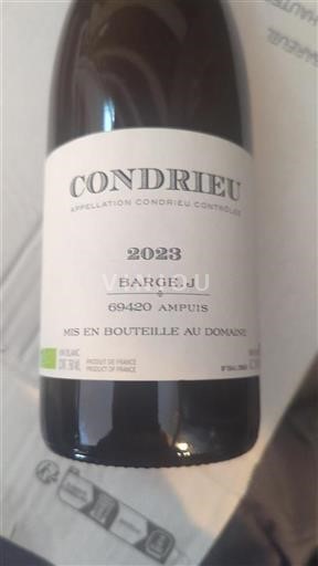 Rhônevallei Condrieu Barge.J 2023