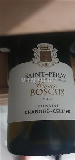 Vallée du Rhône Saint-Péray Chaboud-Cellier Boscus 2023