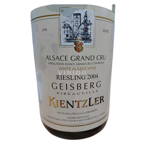 Alsasko Alsasko Grand Cru André Kientzler Geisberg - Riesling 2004
