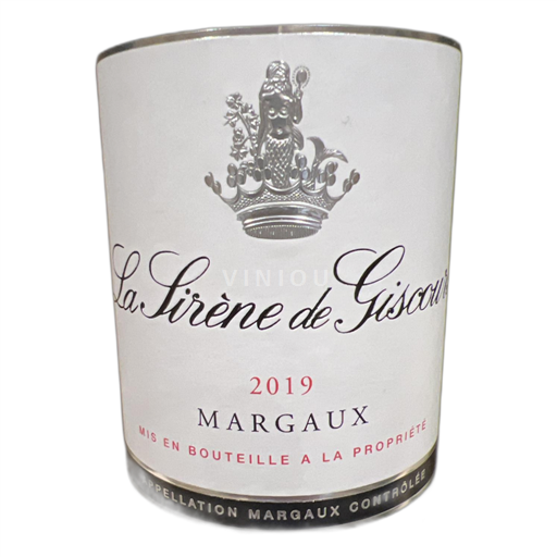 Vin Rouge sec La Sirène de Giscours Château Giscours 2019 France Bordeaux Margaux