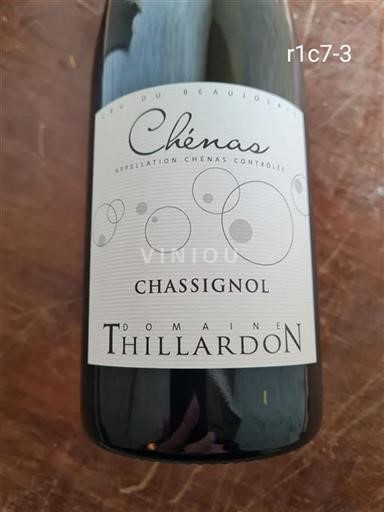 Beaujolais Chénas Domaine Thillardon Chassignol Ikke årgangsbestemt