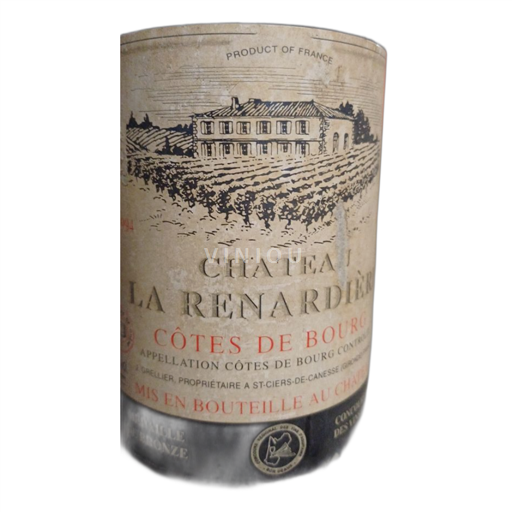 Bordeaux Côtes-de-bourg J. Grelluet Château la Renardière 1994
