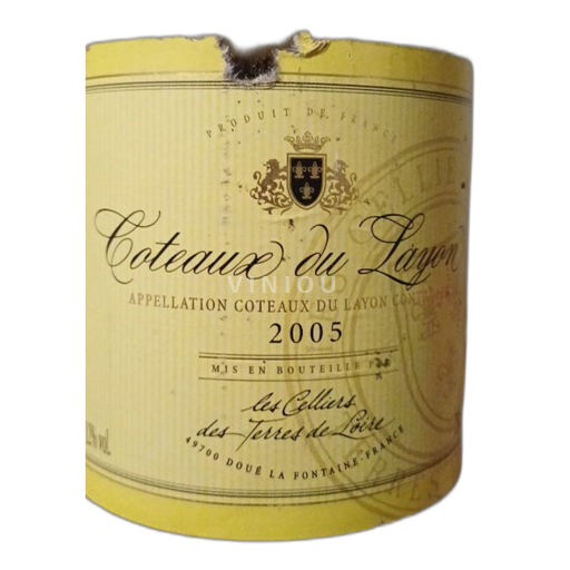 Loirevallei Coteaux du Layon Les Celliers des Terres de Loire 2005