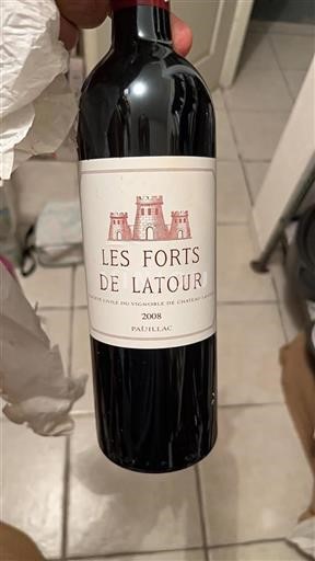 Bordeaux Pauillac Château Latour Les Forts de Latour 2008