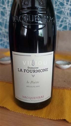 Rhône-dalen Vacqueyras Domaine La Fourmone le Poète 2023