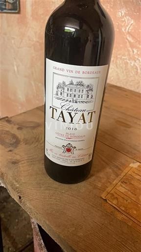 Bordeaux Blaye-côtes-de-bordeaux Château Tayat 2018