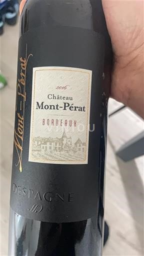 Bordeaux Château Mont-Pérat 2016