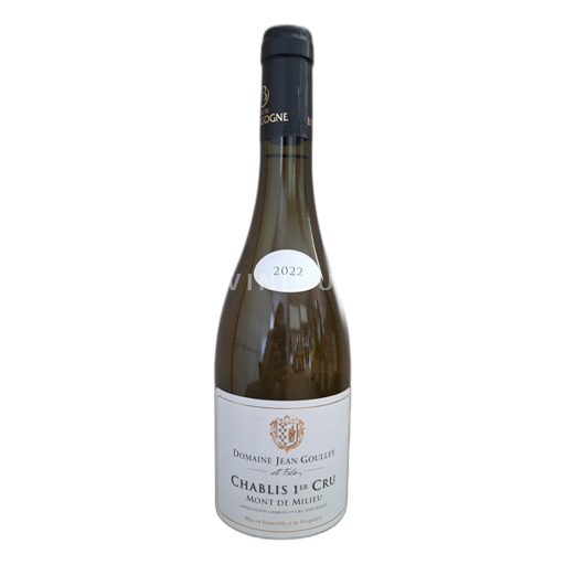 Bourgondië Chablis Premier Cru Domaine Jean Goulley Mont de milieu 2022