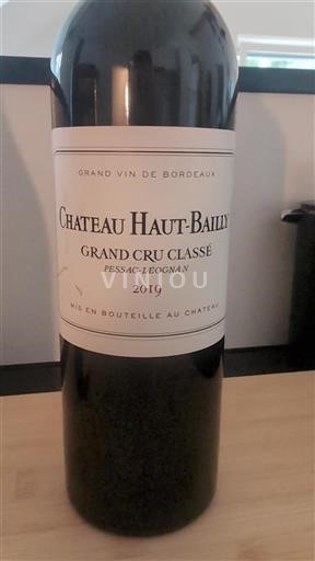 Bordeaux Pessac-Léognan Château HAUT BAILLY ??? 2019