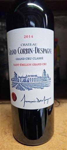 Bordeaux Saint-Émilion Grand Cru Château Grand Corbin-Despagne 2014