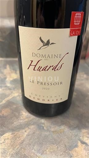 Údolí Loiry Cheverny Domaine des Huards Le Pressoir 2020