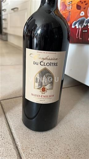 Bordeaux Saint-Émilion Confession du Cloître 2017