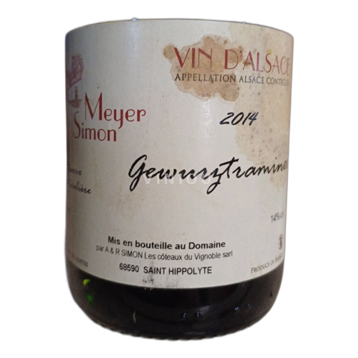 Alsace Ospecificerad Meyer Simon Gewurztraminer 2014