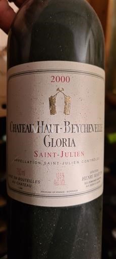Bordeaux Saint-Julien Château Haut-Beychevelle Gloria 2000