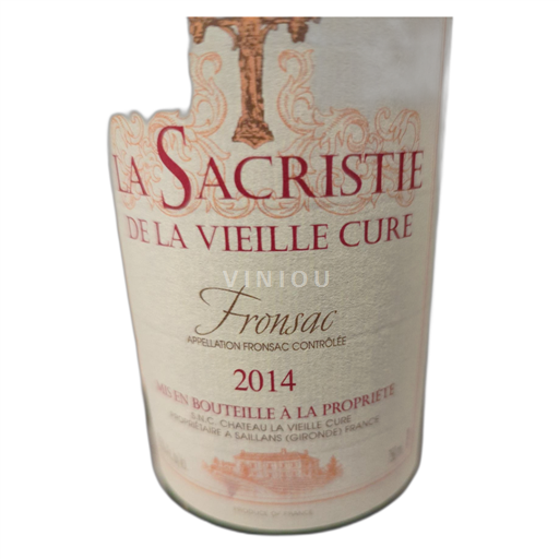 Bordeaux Fronsac La Sacristie 2014