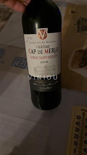 Bordeaux Lussac-saint-émilion Château Cap de Merle 2019