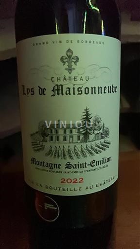 Burdeos Montagne-Saint-Émilion Chateau Lys de Maisonneuve 2022