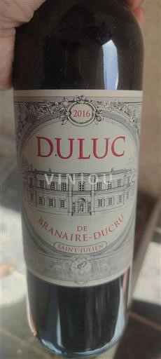 Bordeaux Saint-Julien Château Branaire-Ducru Duluc de Branaire Ducru 2016