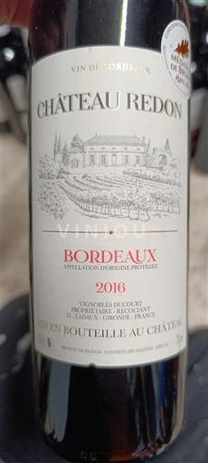 Bordeaux Château Redon 2016