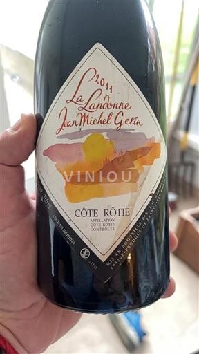 Rhônedalen Côte-rôtie Jean-Michel Gerin La Landonne 2011