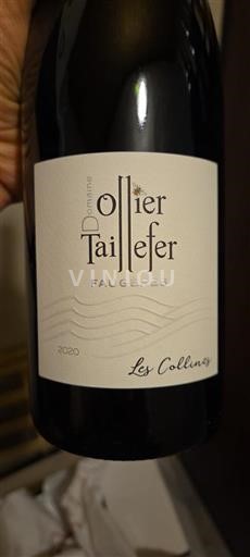 Languedoc Faugères Domaine Ollier Taillefer Les Collines 2020