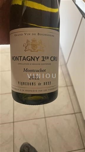 Borgonha Não especificado Vignerons de Buxy Montcuchot 2022