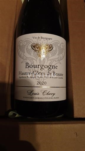 Burgundsko Hautes Côtes de Beaune Louis Chavy 2020