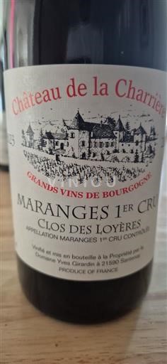Borgoña No especificado Château de la Charrière Clos des Loyères 2023