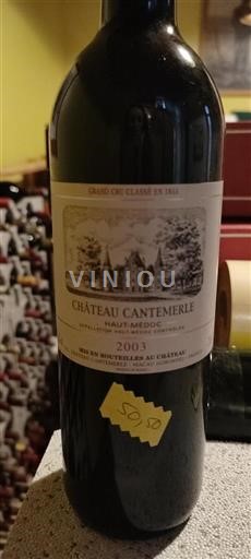 Bordeaux Haut-Médoc Château Cantemerle 2003
