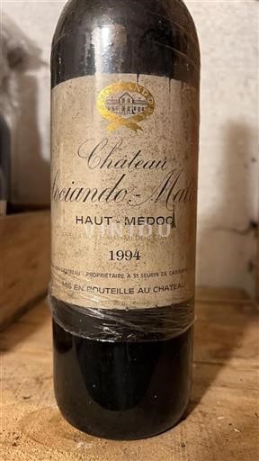 Bordéus Haut-Médoc Château Sociando-Mallet 1994