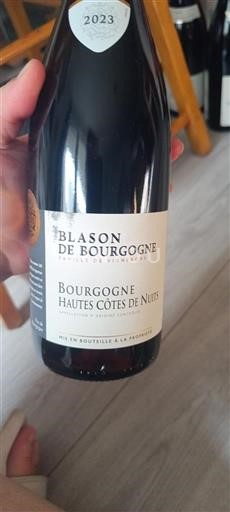 Vin Rouge sec Blason de Bourgogne 2023 France Bourgogne Hautes Côtes de nuits