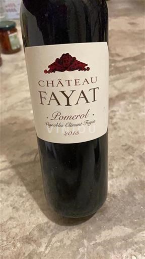 Bordeaux Pomerol Château Fayat 2015