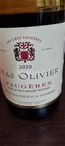 Languedoc Faugères Mas Olivier 2020