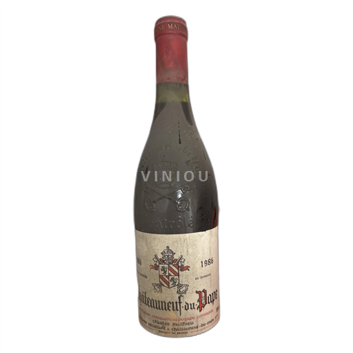 Rhônevallei Châteauneuf-du-Pape Charles Mathieu 1986