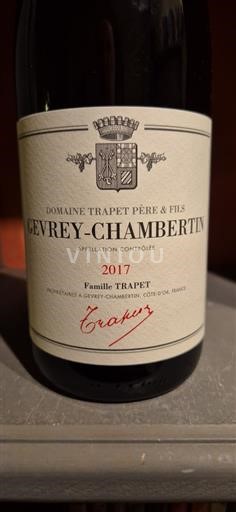 Bourgogne Gevrey-chambertin Domaine Trapet Père & Fils Ostrea 2017