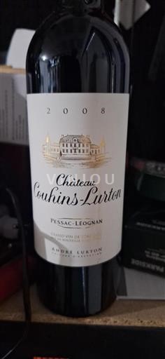 Bordeaux Pessac-Léognan Château Couhins-Lurton 2008