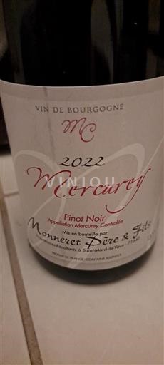 Bourgogne Mercurey Monneret Père & Fils 2022