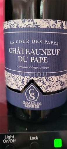 Rhônevallei Châteauneuf-du-Pape Grandes Serres La Cour des Papes Niet-geïntegreerd