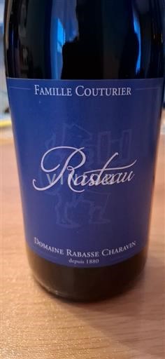 Vin Rouge sec Famille Couturier Domaine Rabasse Charavin 2020 France Vallée du Rhône Rasteau