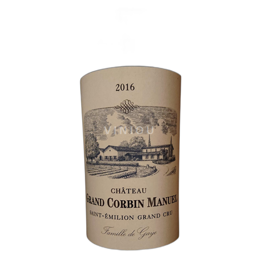 Bordeaux Saint-Émilion Grand Cru Grand Corbin Manuel 2016