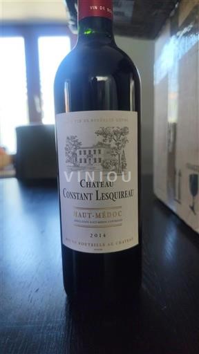 Burdeos Haut-Médoc Chateau Constant Lesquireau 2014