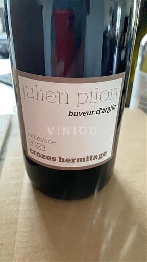 Rhône Valley Crozes-Hermitage julien pilon buveur d'argile 2023