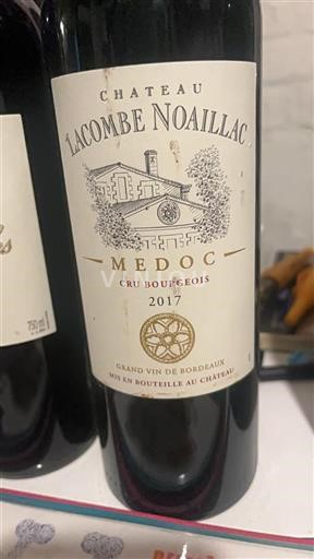 Bordeaux Médoc Lacombe Noaillac 2017