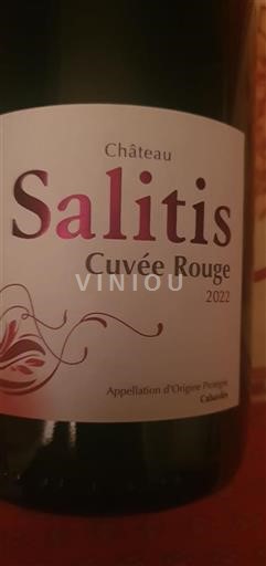 Vin Rouge sec Cuvée Rouge Château Salitis 2022 France Languedoc Cabardès