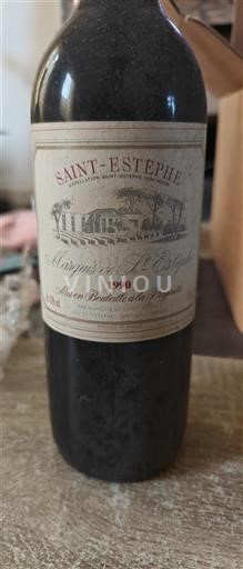 Bordeaux Saint-Estèphe Marquis de Saint-Estèphe 1990