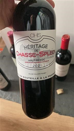 Bordeaux Haut-Médoc Chasse-Spleen Héritage de Chasse-Spleen 2021