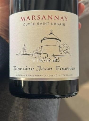 Bourgogne Marsannay Domaine Jean Fournier Saint-Urbain Non Millésimé