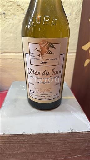 Jura Côtes du Jura EARL Les Sarmentelles Savagnin 2020